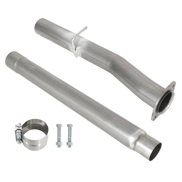 TruckTok 2008-2010 6.4L Ford F250 F350 F450 F550 Powerstroke 4inch Cat & DPF Delete Pipe TruckTok