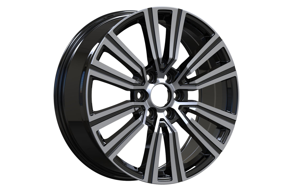 Toyota Sequoia Tacoma TRD Style Wheel 22x8.5 6x139.7 Black Machine Face 4 pcs