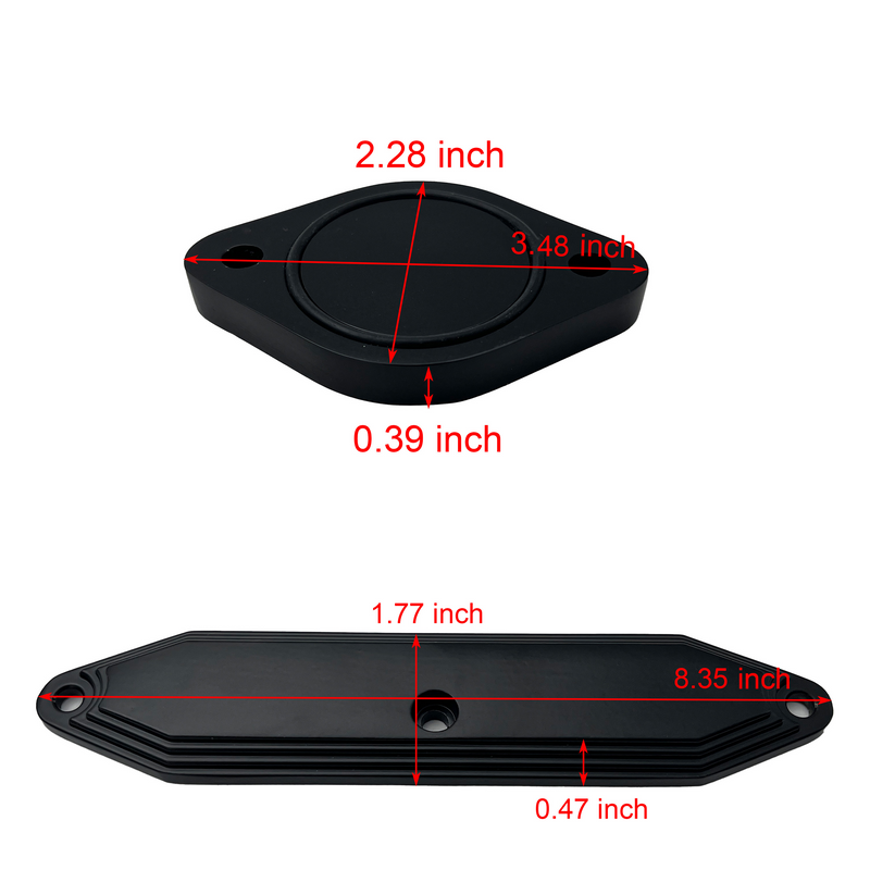 TruckTok 2011-2023 6.7L Ford F250 F350 F450 F550 V8 Powerstroke Diesel EGR Valve Delete Cooler Delete Kit