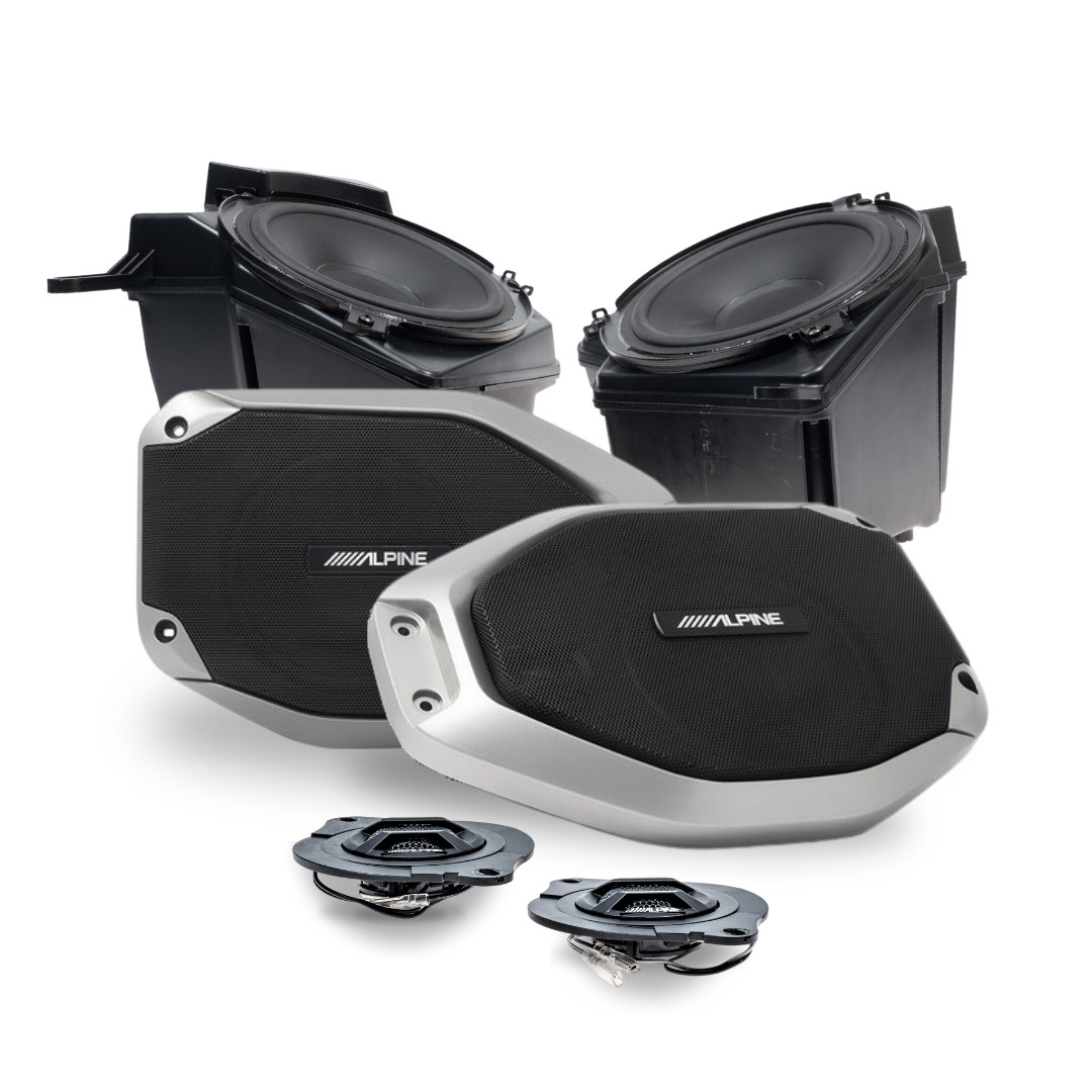 Alpine Plug & Play Full Speaker Upgrade Bundle SPV-65-JLT/ SPV-65X-WRA Combo  | '18-'23 JL Wrangler/ '20-'23 JT Gladiator