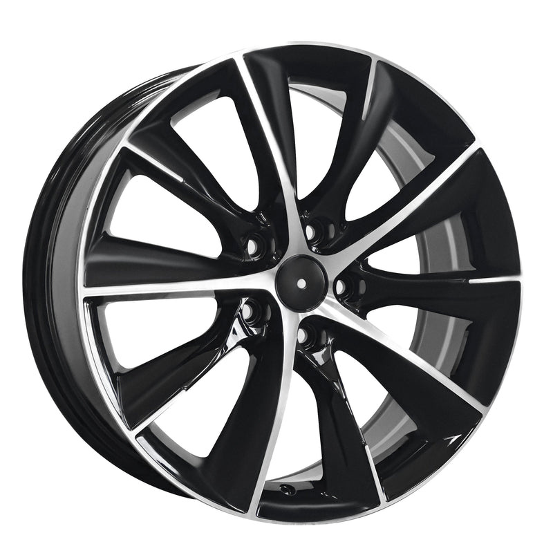 Tesla Wheels 4pcs Model Y 3 Rims 20x7.5" pcd 5x114.3mm Black Machine Face