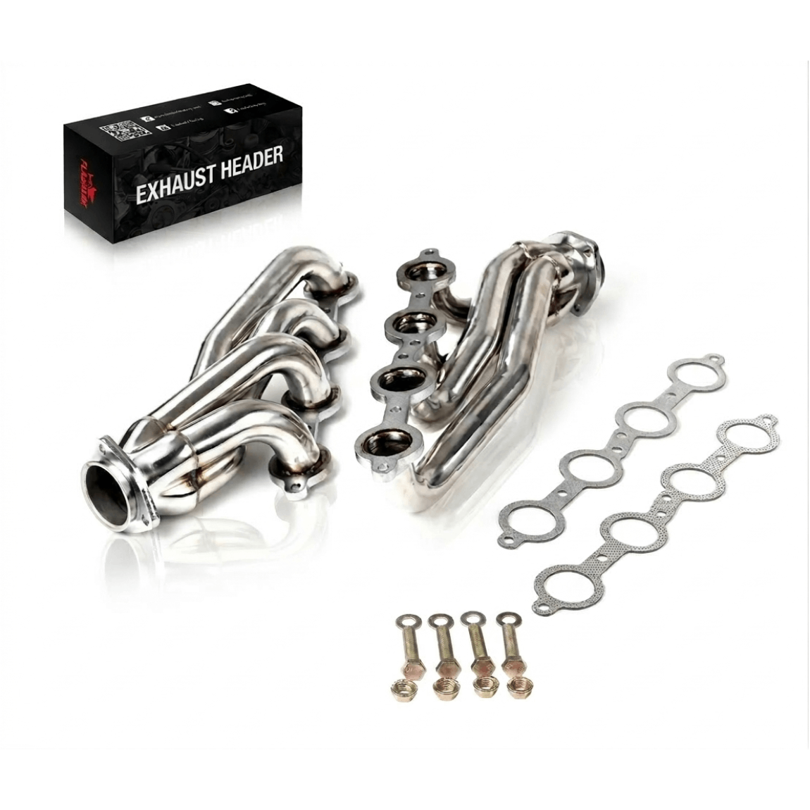 Exhaust Header 1997-2003 Ford F150 F250 Expedition 4.6L V8 Flashark