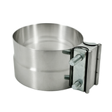 Trucktok 4"/5" Stainless Steel Exhaust Clamp Muffler Clamp Lap Joint Band Clamp Universal TruckTok