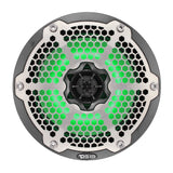 8” Marine 2-Way Hybrid Speaker with RGB LED, Compression Driver and Neodymium Magnet | 350W RMS 4-Ohm