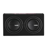 Loaded 10” Subwoofer + Passive Radiator Enclosure for Pickup Trucks