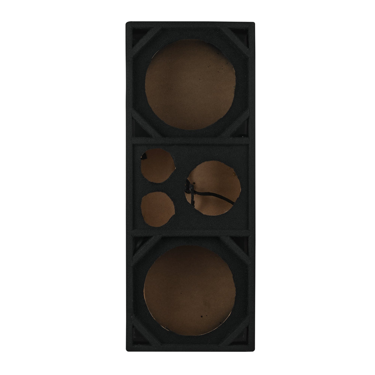 Dual 10” + Dual 4” Tweeter + 2” Driver Ported Empty Voceteo Enclosure | Speakon-Ready