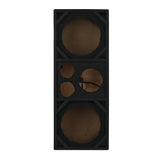 Dual 10” + Dual 4” Tweeter + 2” Driver Ported Empty Voceteo Enclosure | Speakon-Ready