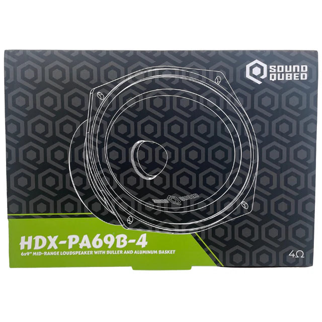 SOUNDQUBED HDX Series Pro Audio 6x9" Speaker (single)