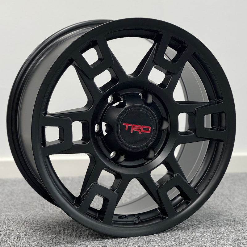 Toyota TRD Style Wheels 17" x 9 Matt Black 5pcs Rims