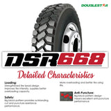 11R 22.5 16 PR Open Shoulder Commercial Truck Tire x200
