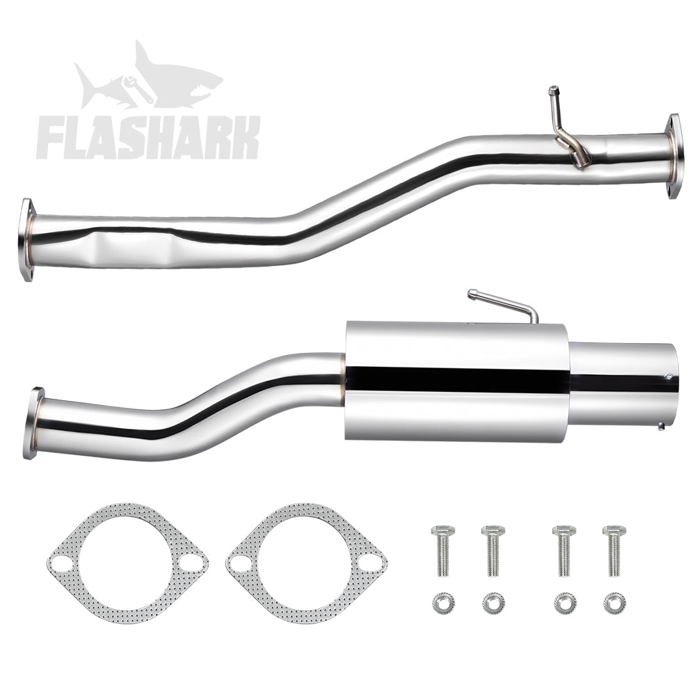 Catback Exhaust for 2003-2008 Nissan 350Z & Infiniti G35 with 4.5'' Single Tip & 3'' Pipe Flashark
