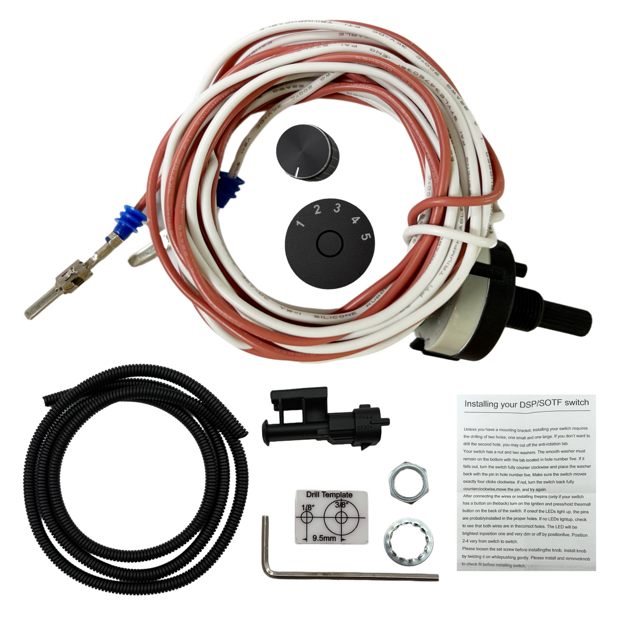 Trucktok 2011-2014 6.7L Ford Powerstroke SOTF Switch w/Connector TruckTok