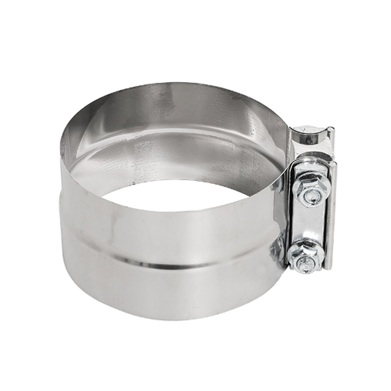 Trucktok 4"/5" Stainless Steel Exhaust Clamp Muffler Clamp Lap Joint Band Clamp Universal