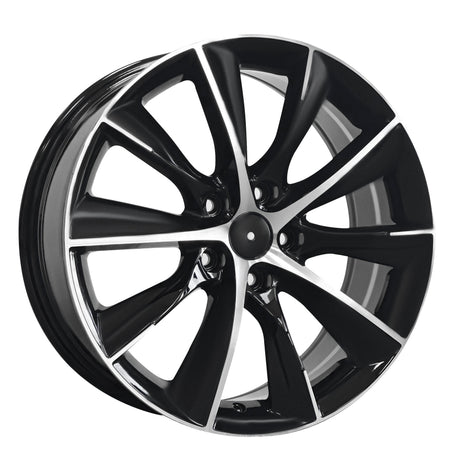 Tesla Wheels 18x7.5" pcd 5x114.3mm Black Machine Face 4pcs Model Y 3