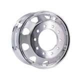 22.5 x 8.25 Kenworth Stylized 2pcs Truck Wheels Forged Aluminum Rims Both-Side Polished Mirror 10 Holes