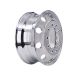 22.5x8.25 Stud Pilot Truck Wheels Forged Aluminum Rims Both-Side Mirror Polished