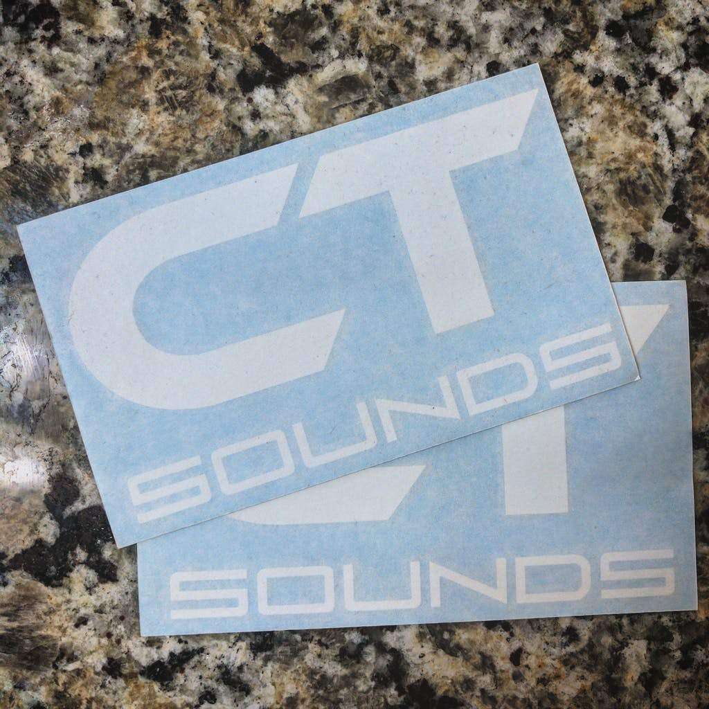 (2) Pack of CT Sounds Decals CT Sounds