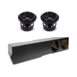 (2) Sundown Audio SA8 v3 & Chevy Crew Cab 19-25 Dual 8" Subwoofer Box Combo Sundown Audio