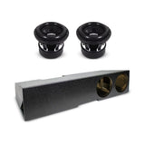 (2) Sundown Audio SA8 v3 & Chevy Crew Cab 19-25 Dual 8" Subwoofer Box Combo Sundown Audio