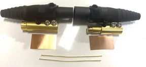 Hubbell SERIES 16 SINGLE POLE DEVICE (CAMLOCK) HBL400FBK, HBL400MBK PAIR Hubbell