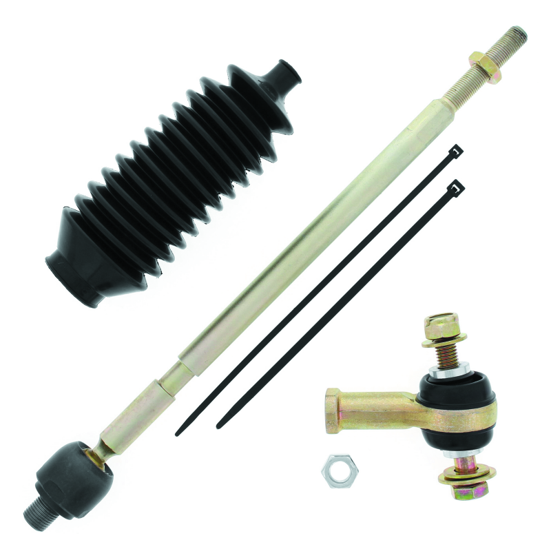 QuadBoss 14-19 Can-Am Commander 1000 Steering Rack Tie Rod Assembly Kit - Right Inner and Outer