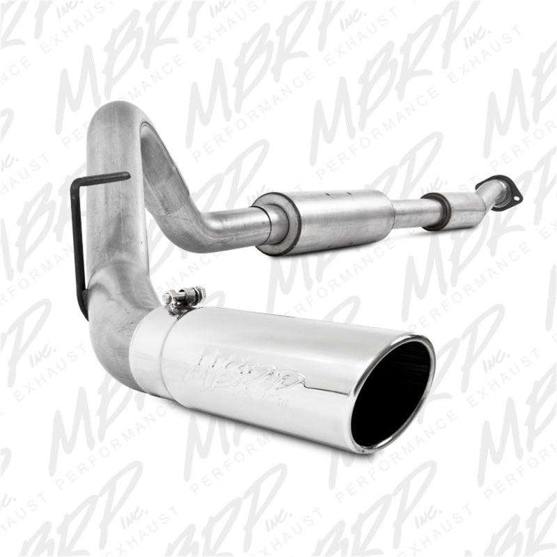 Système d'échappement en aluminium à sortie unique avec catalyseur arrière de 3,5 pouces pour Ford F150 SVT Raptor 6,2 L EC-SB/CC-SB de 3,5 pouces MBRP 11-13