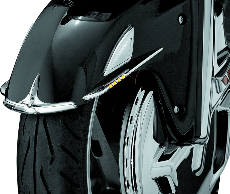 Embout de garde-boue avant Kuryakyn 01-17 Honda GL1800 Chrome