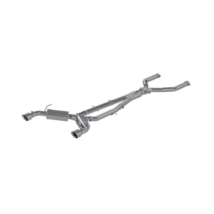 MBRP 16-22 Infiniti Q50 3.0L FWD/AWD Cat Back de 3 pouces avec embouts de diamètre extérieur de 4,5 pouces - T304