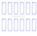 King Engine Bearings Chevrolet 262 (Od+.002in) (Size +0.50mm) Connecting Rod Bearing Set