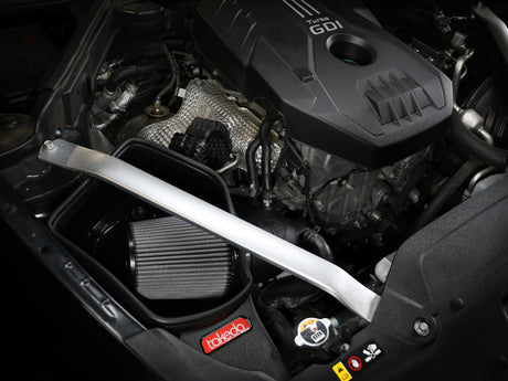 aFe 18-21 Kia Stinger L4 2.0L (t) Système d'admission d'air froid Takeda Stage-2 avec filtre Pro DRY S