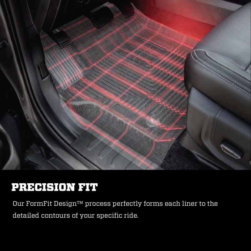 Husky Liners 05-14 Toyota Tacoma Crew Cab Pickup X-Act Contour Black 2nd Seat Floor Liner