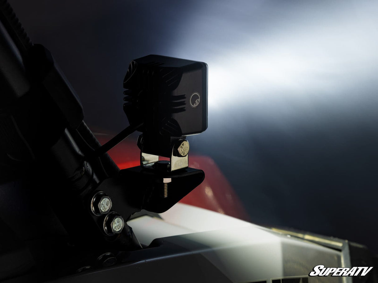 SuperATV 2" LED Cube Lights Dual-Mode Spotlight Amber DRL