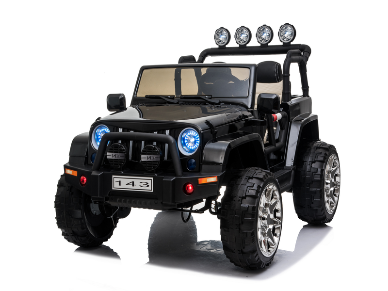 Ride On Car Kids Jeep Style 4x4 W/Rubber Tires 24 Volt