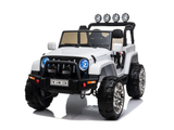 Cars For Kids Jeep Style 4x4 Monster Truck W/Rubber Tires 24 Volt