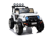2 Seater 24 Volt 4x4 Electric Ride On Jeep Style Rubber Tires Fully Loaded Truck ATV UTV For Kids W/Magic Cars® Wireless Parental Control MagicCars