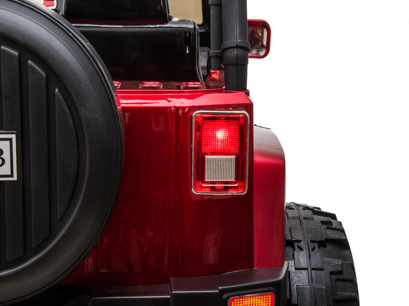 Cars For Kids Jeep Style 4x4 Monster Truck W/Rubber Tires 24 Volt