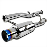 2002-2007 Subaru WRX/STI GD EJ205 Catback Exhaust 3" Pipe 4.5" Muffler Tip + Downpipe Up-pipe Flashark