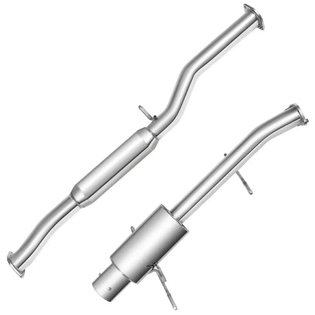 2002-2007 Subaru WRX/STI GD EJ205 Catback Exhaust 3" Pipe 4.5" Muffler Tip + Downpipe Up-pipe Flashark