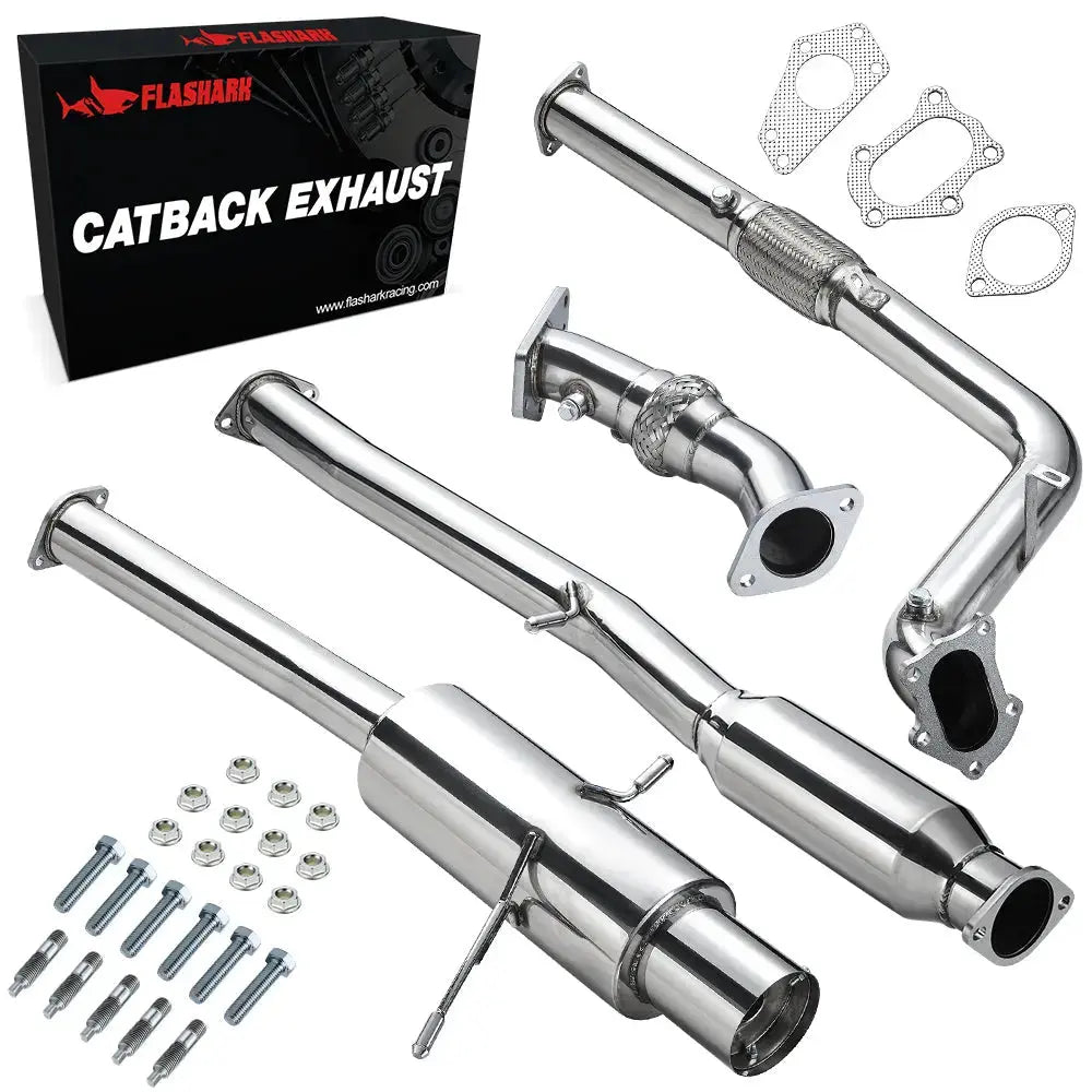 2002-2007 Subaru Impreza WRX/STI Catback Exhaust & Downpipe+Up-pipe 2.0L / 2.5L EJ-Series