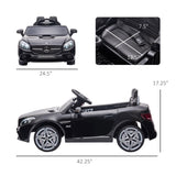 Electric Ride-On Car for Kids with Remote Control, Dual Motors, Music and Lights