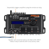 PRV Audio DSP 2.4X BT 4-Channel Bluetooth Digital Signal Processor