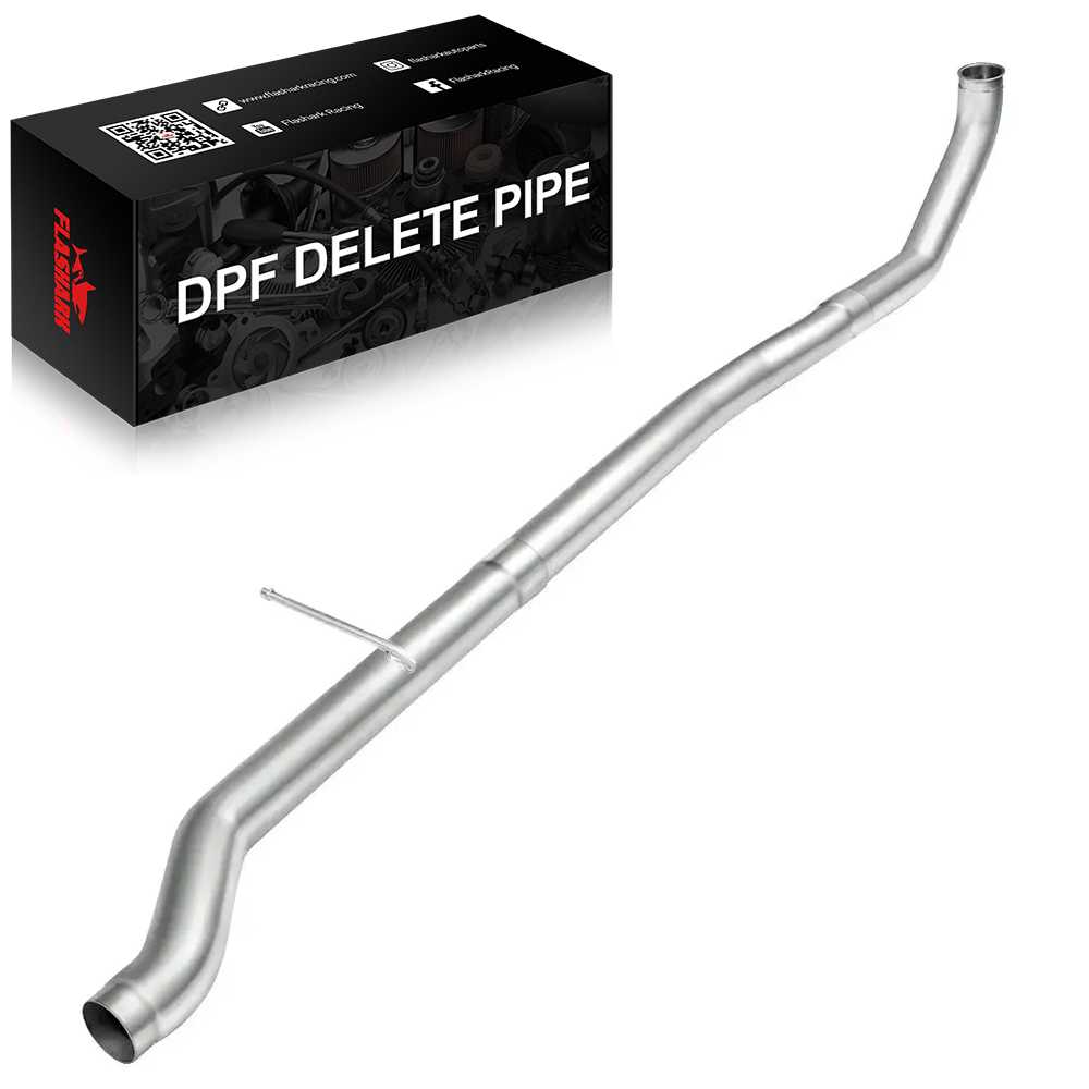 2014-2018 3.0L Ecodiesel DPF Delete Race Pipe Exhaust| Jeep Grand Cherokee Flashark