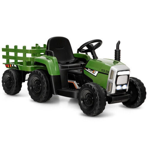 3-Gear-Shift Ride-On Tractor for Kids 3+ Years - Dark