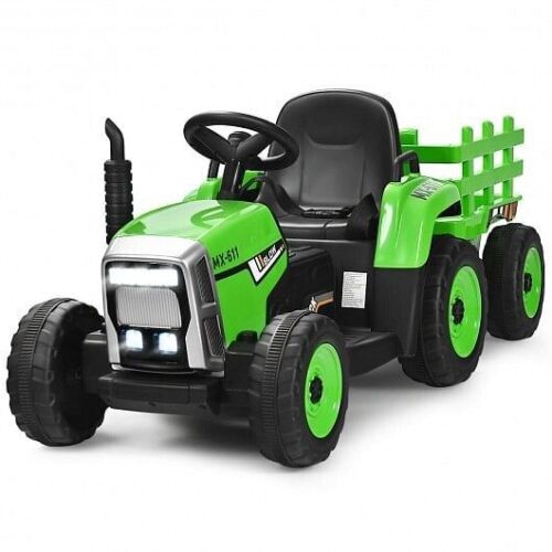 3-Gear-Shift Ride-On Tractor for Kids 3+ Years - Green