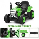 3-Gear-Shift Ride-On Tractor for Kids 3+ Years - Green