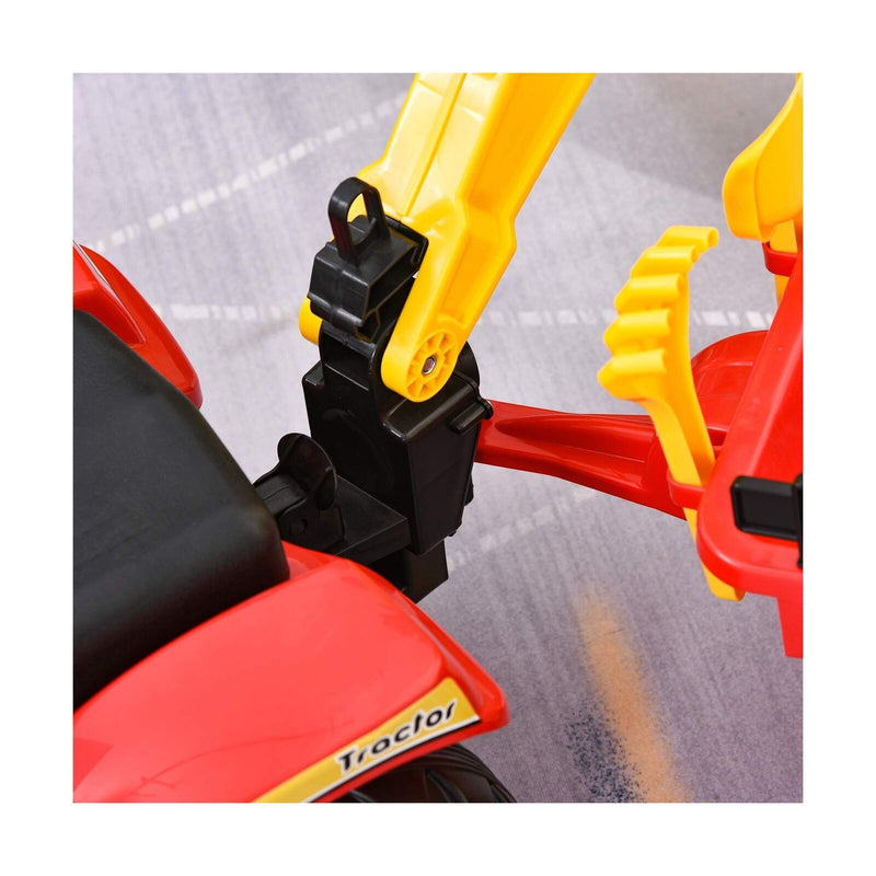 3-in-1 Kids Ride-On Excavator/Bulldozer: Pedal Car Digger Toy for Forward Movement