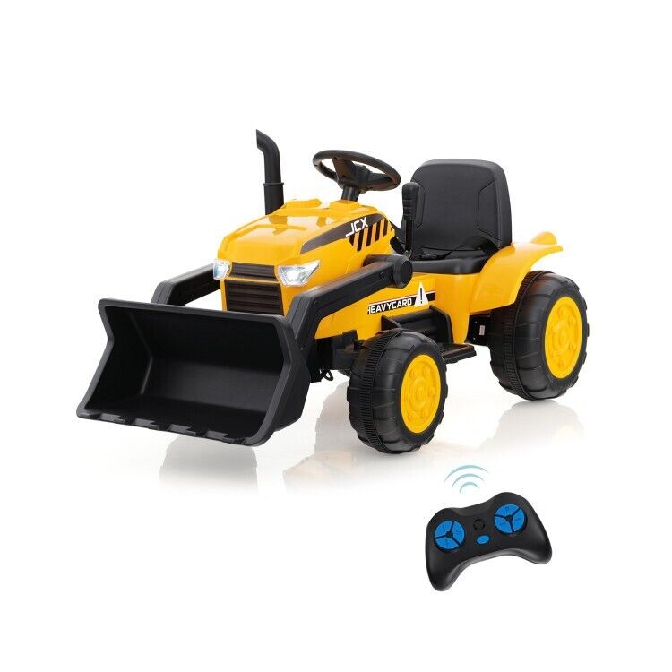3-Speed 12V Electric Ride-On Excavator Truck with Music, Lights, and Remote Control