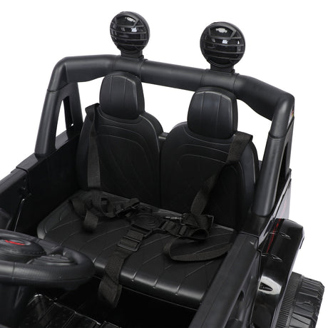 3-Speed Electric Car for Kids with Power Display, USB, MP3, and Bluetooth Connectivity