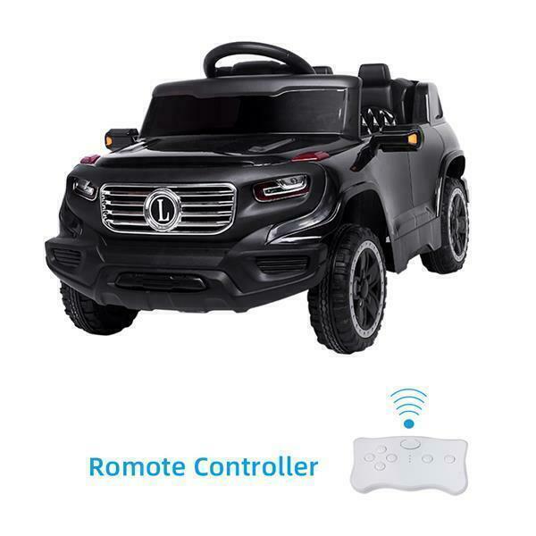 3-Speed Electric Ride-On Car for Kids with Remote Control, Music, and Lights