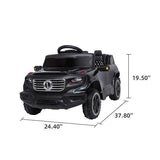 3-Speed Electric Ride-On Car for Kids with Remote Control, Music, and Lights